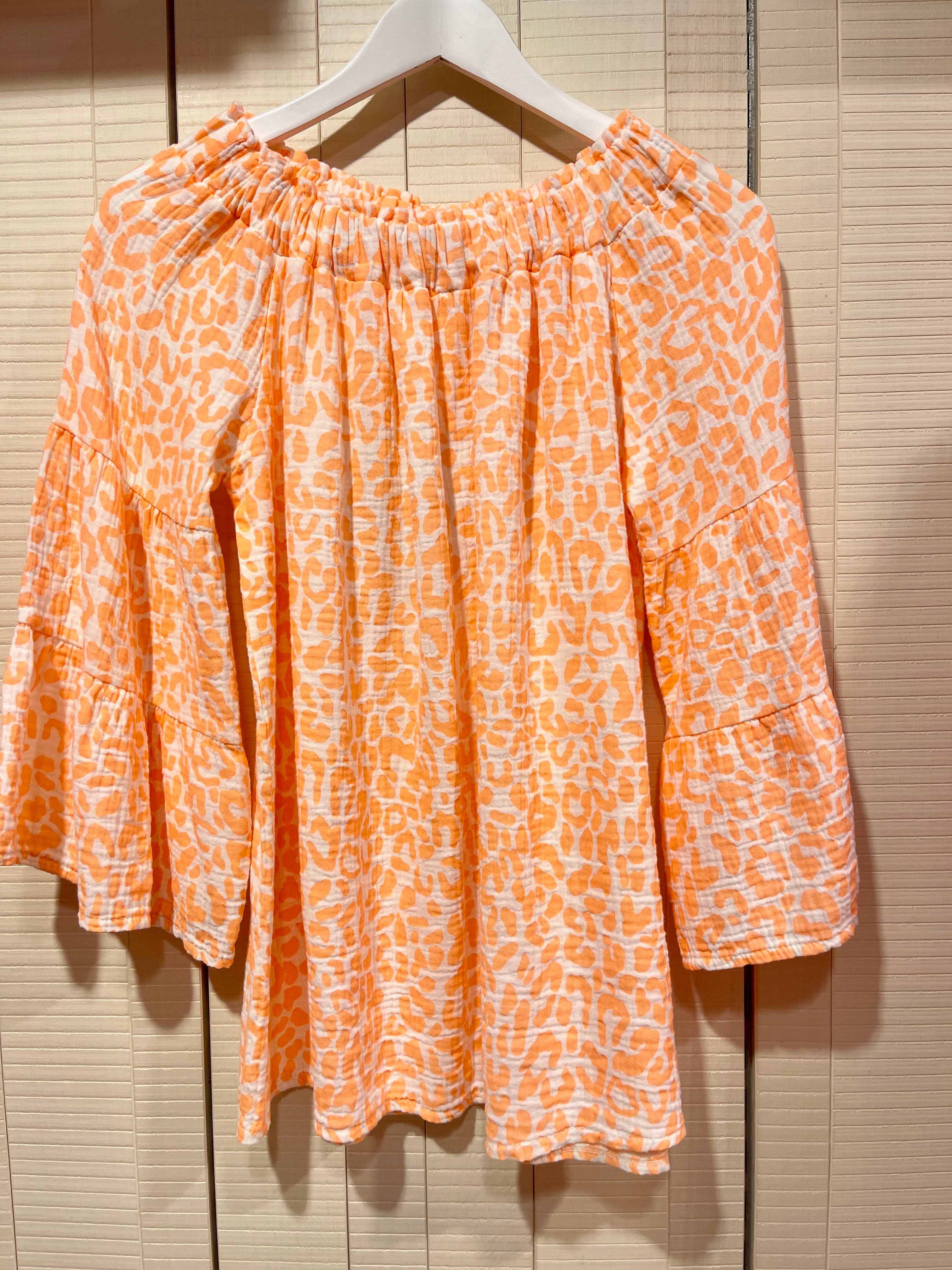 Musselin Tunika Bluse  Jessy