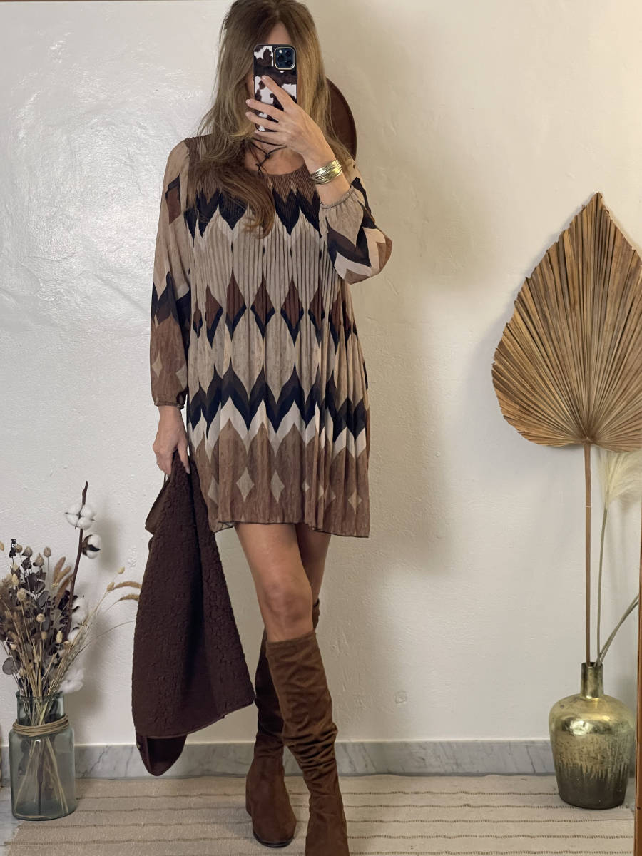 Plisseekleid Leonie