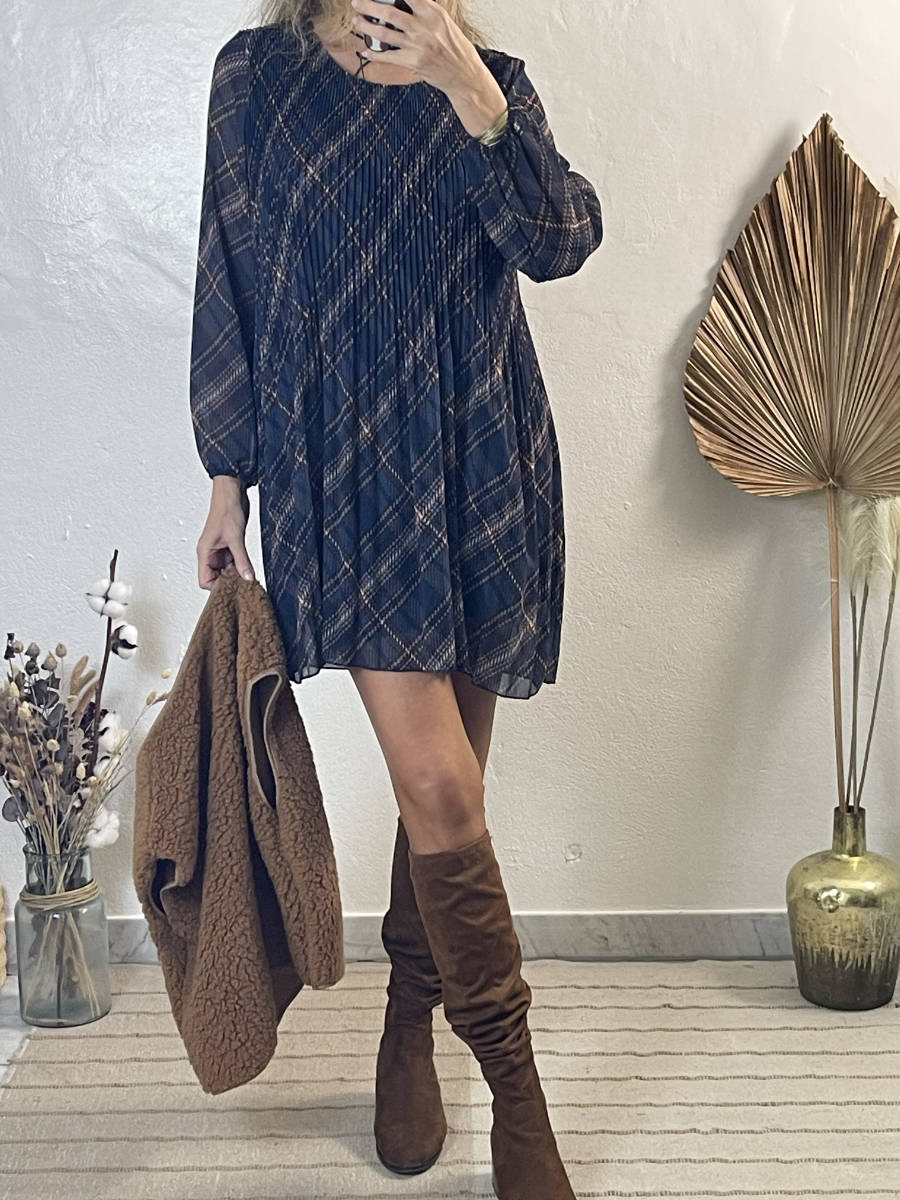 Plisseekleid Leonie